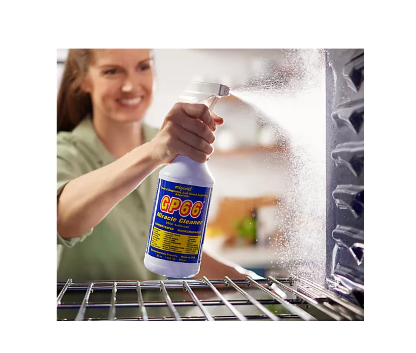 GP66 1-Gallon Miracle Cleaner & Degreaser w/ Spray Bottle