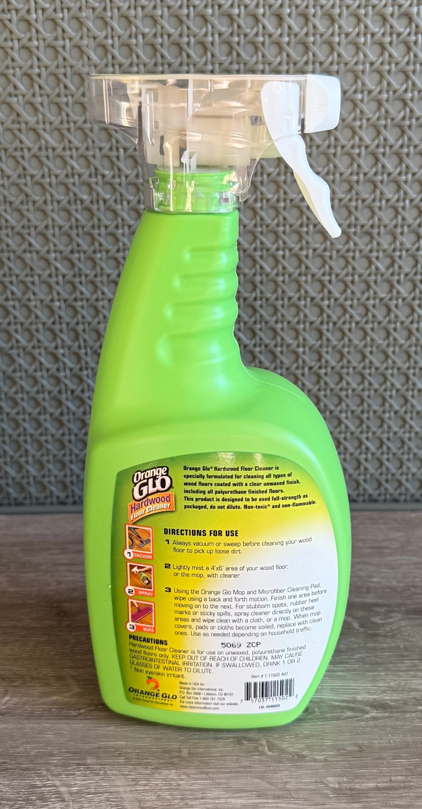 Vtg Orange Glo Hardwood Floor Cleaner Original 2004 Formula Spray 32 fl oz NOS