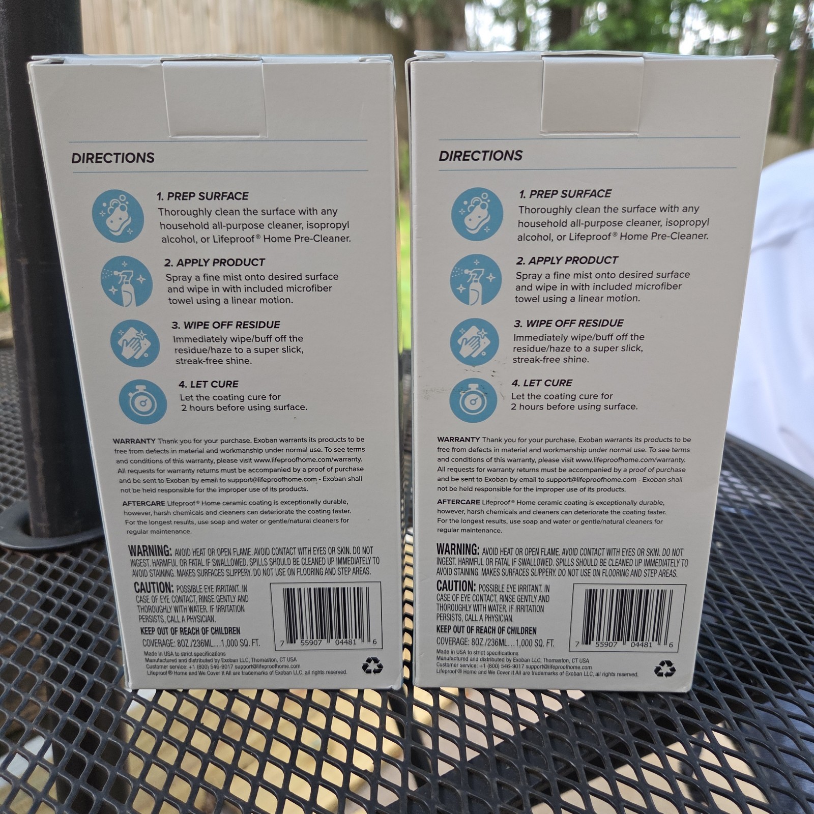 Lifeproof Home Multi-Surface Ceramic Nanotechnology Coating Spray 8 fl oz Qty 2