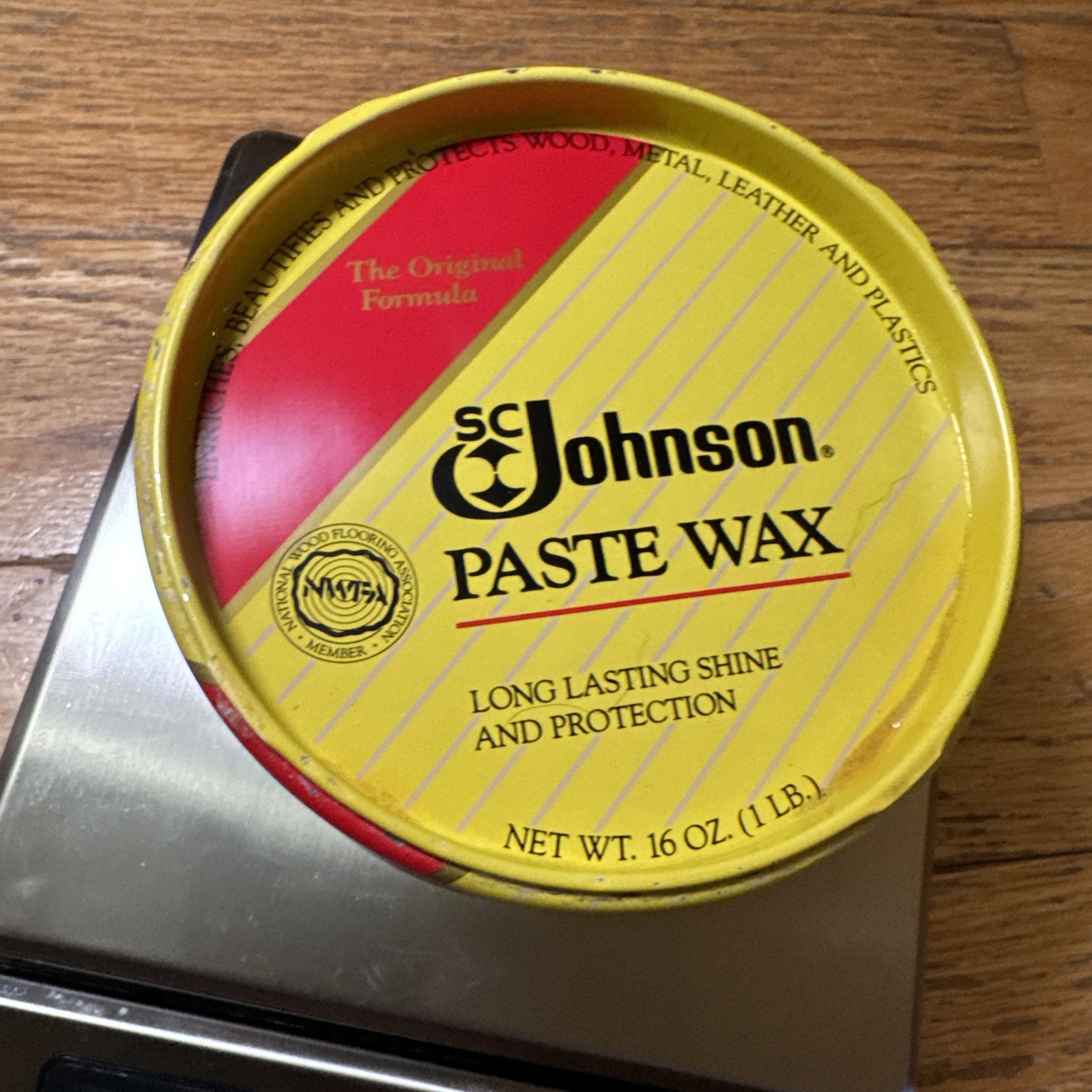 SC Johnson Paste Wax The Original Formula, 16 oz (1 lb) Discontinued READ