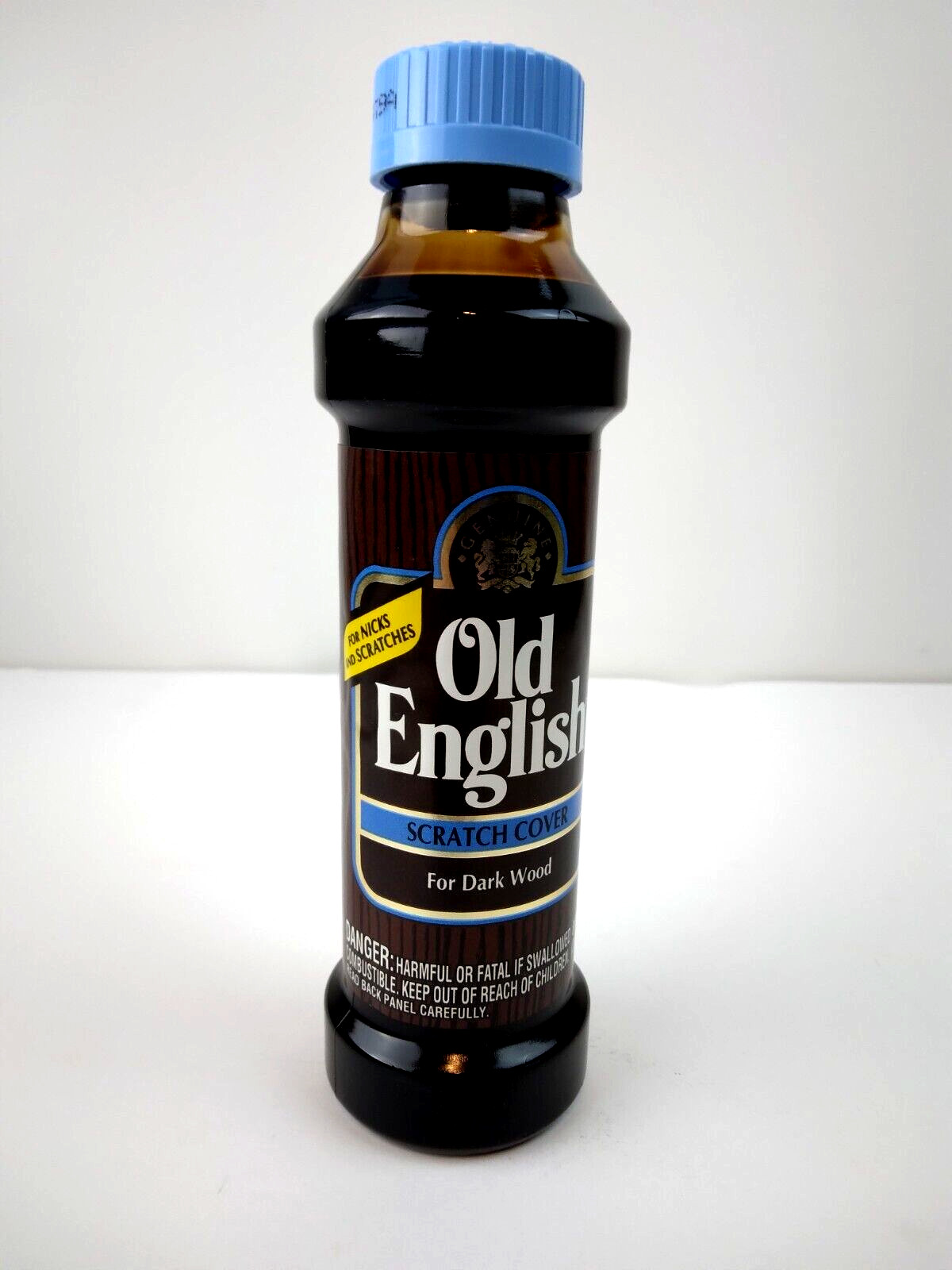 Old English Scratch Cover for Dark Woods, 8 Oz Bottle, Wood Polish