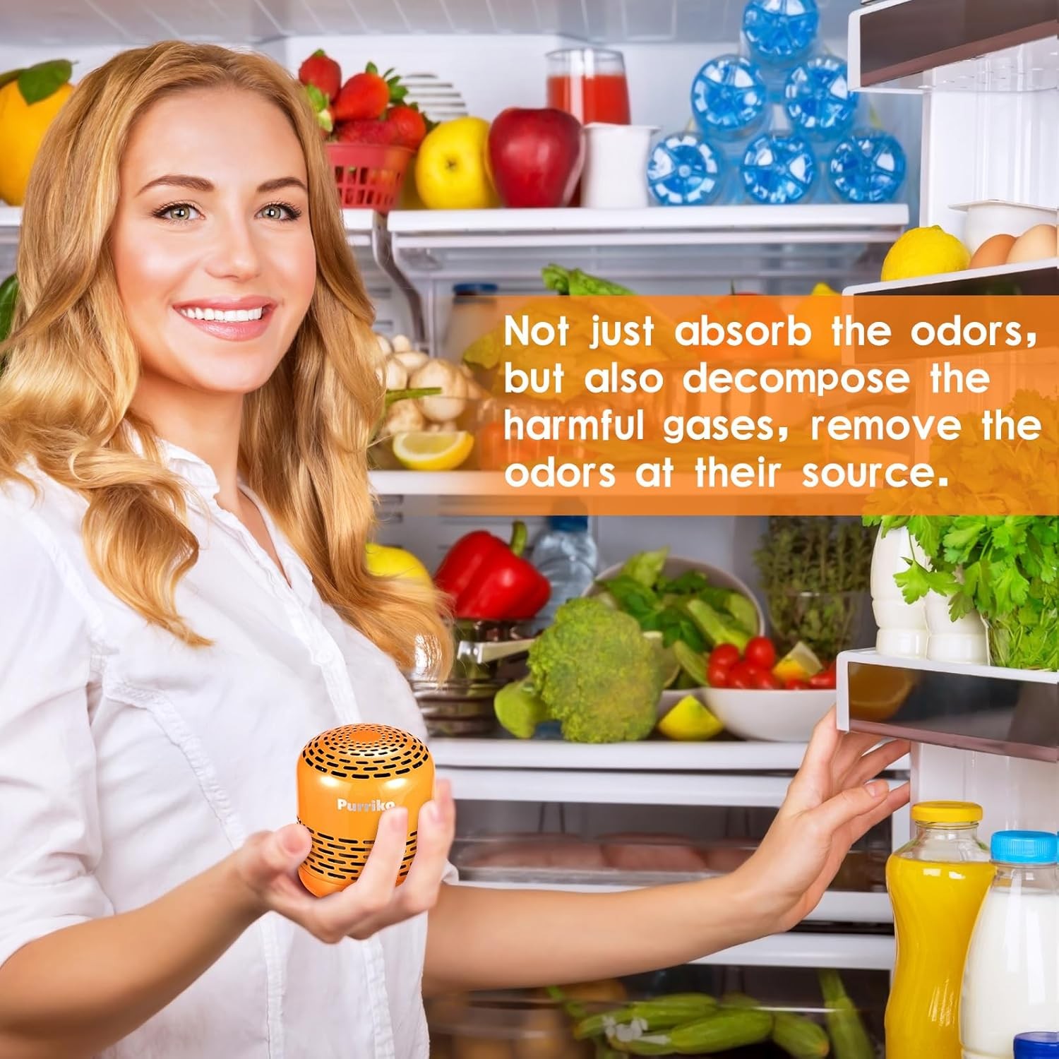 Refrigerator Deodorizer,Refrigerator Odor Eliminator,Fridge Deodorizer,Effective