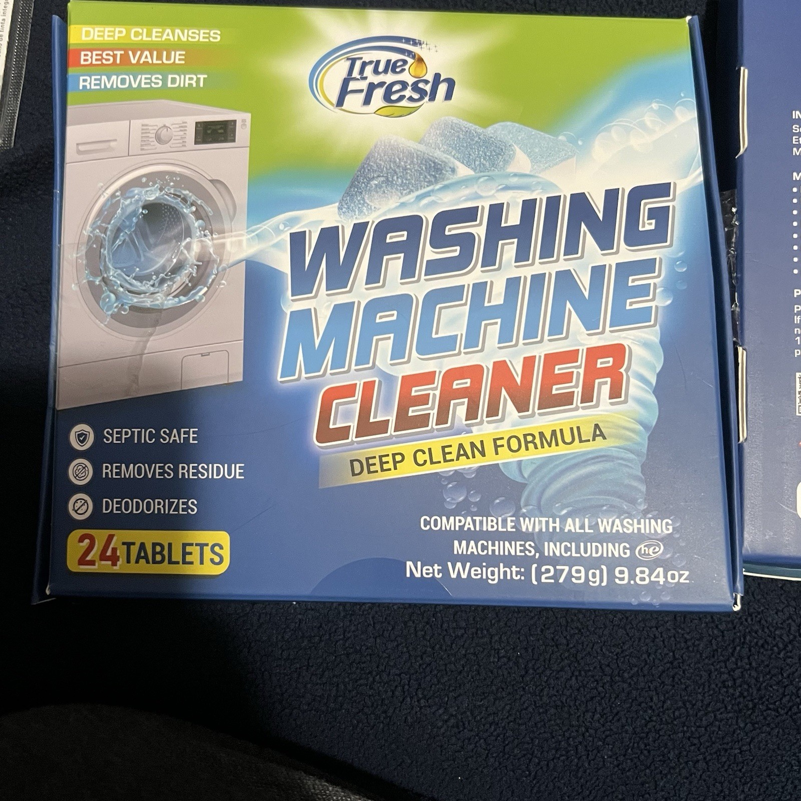 TRUE FRESH DISHWASHER CLEANER & WASHING MACHINE CLEANER TABLETS – 48 Tablet