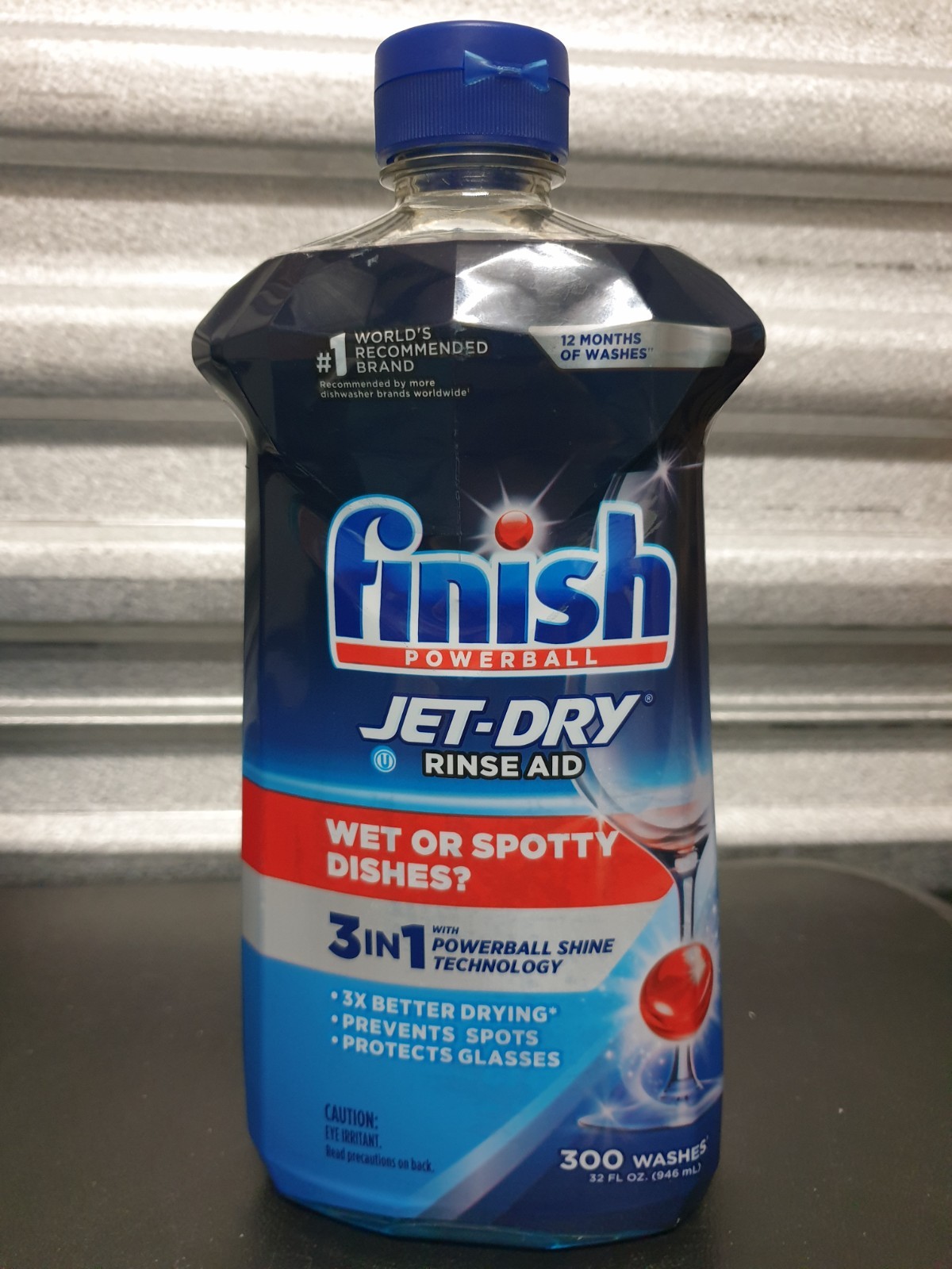 Finish Jet-Dry Rinse Aid Dishwasher Drying Agents Prevents Spots – Pack of 3