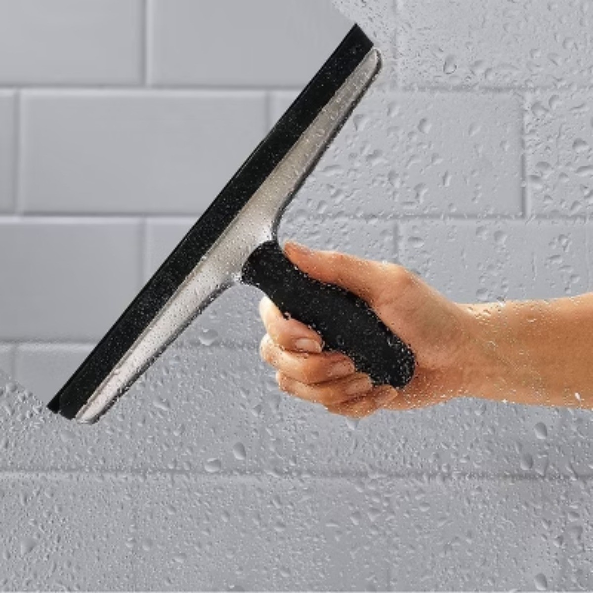 OXO Stainless Steel Squeegee: Durable Bathroom & Window Cleaning Tool with