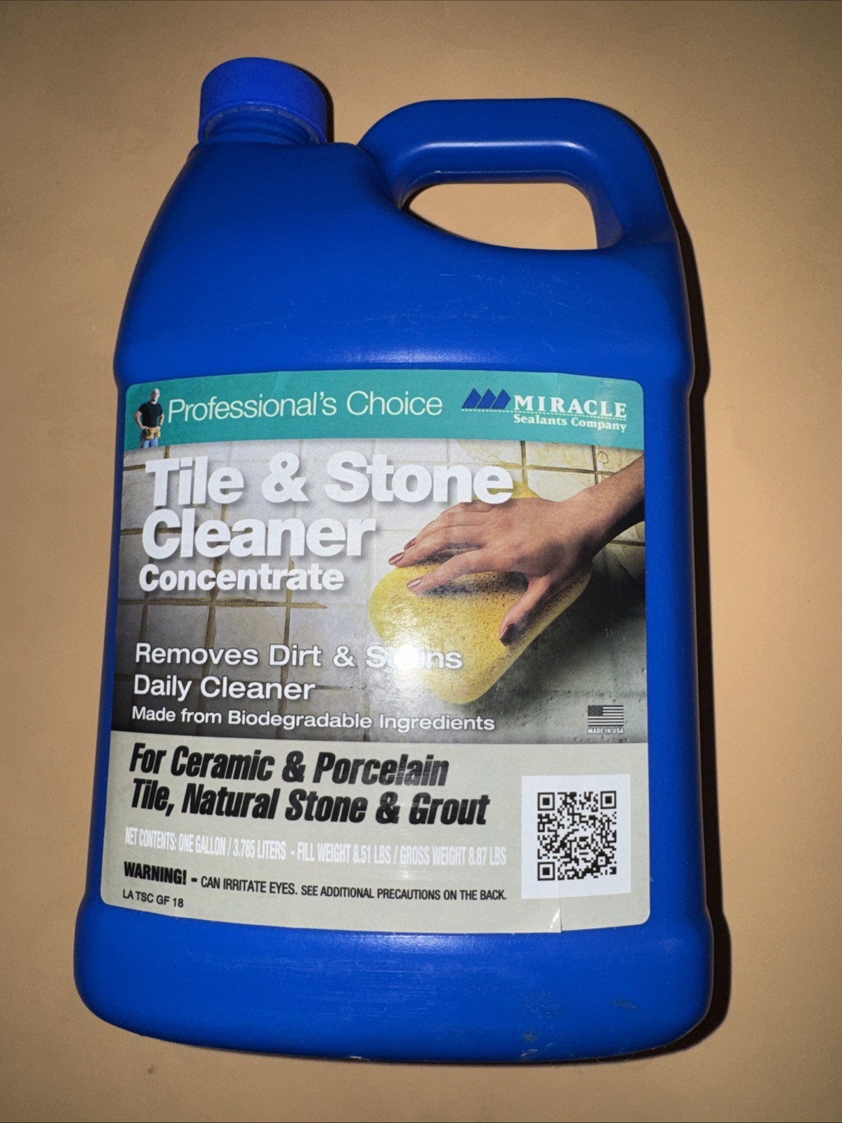 Miracle Sealants TSC GAL SG Tile and Stone Cleaner, 1 Gal Bottle