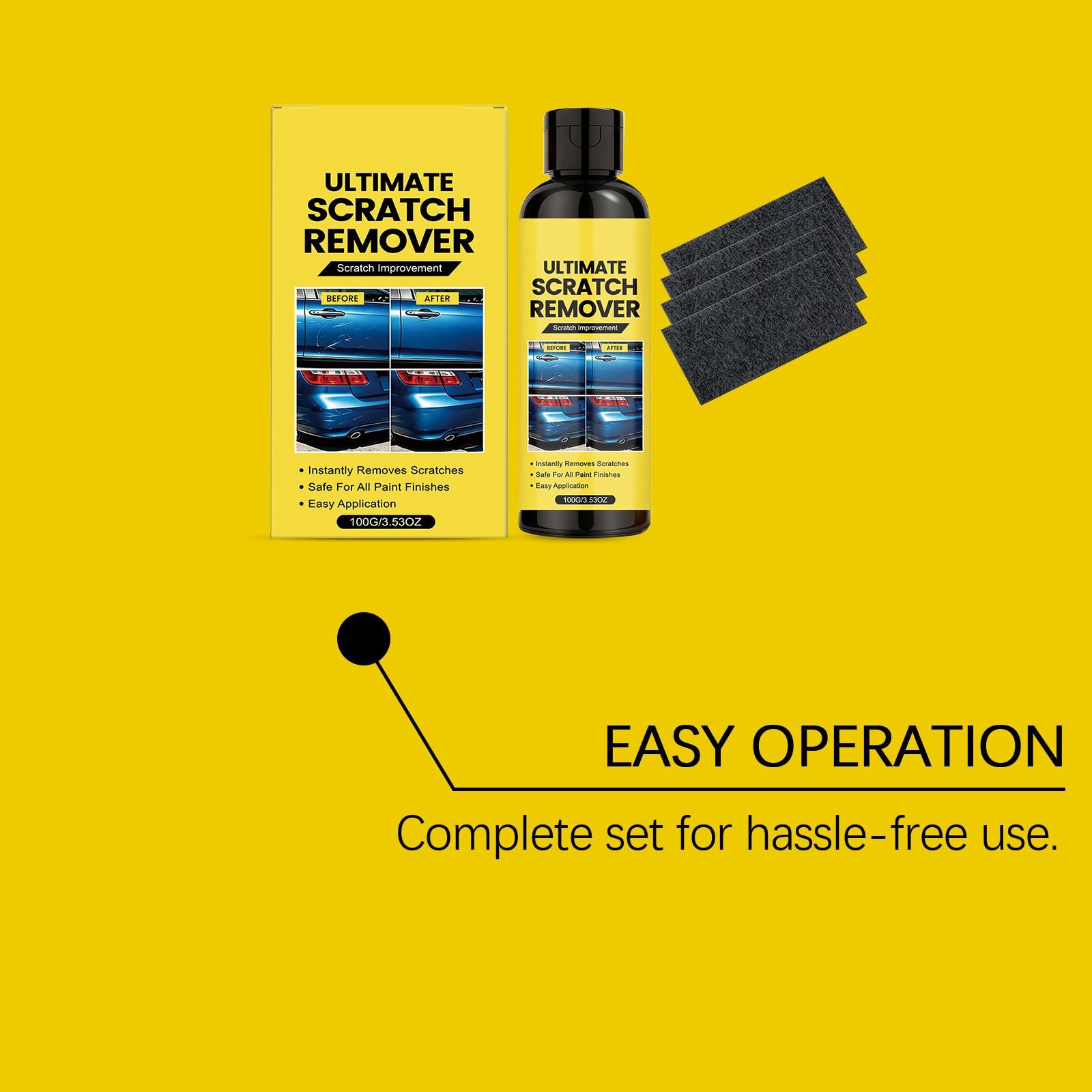 1 Set 100g Car Scratch Remover Paste, Universal Paint Polishing for All Colors