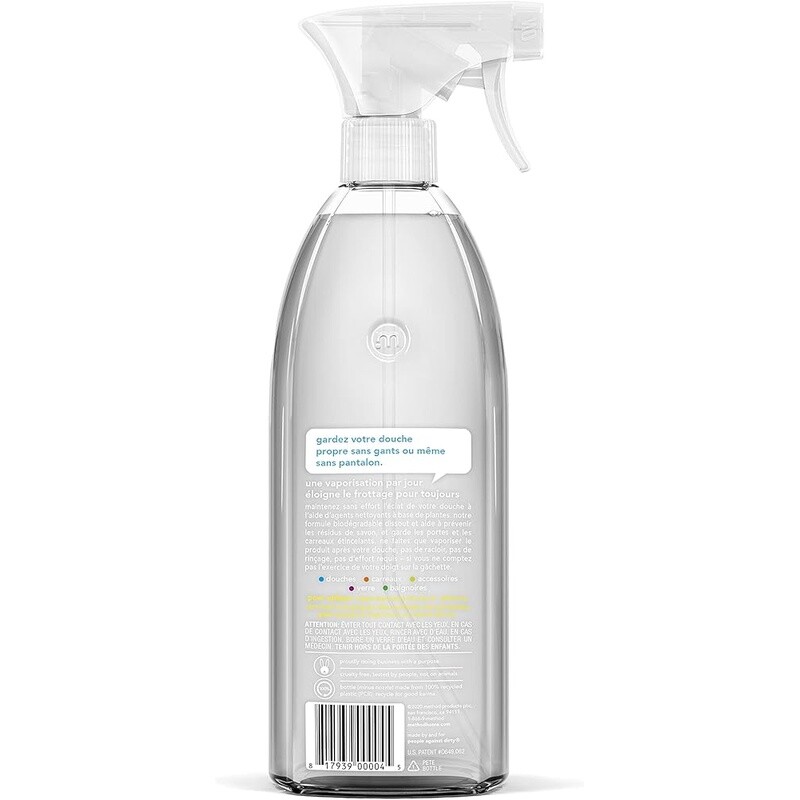 Daily Shower Spray Ylang Ylang Plant-Based Cleaner No Rinse 28 oz Tubs Glass New