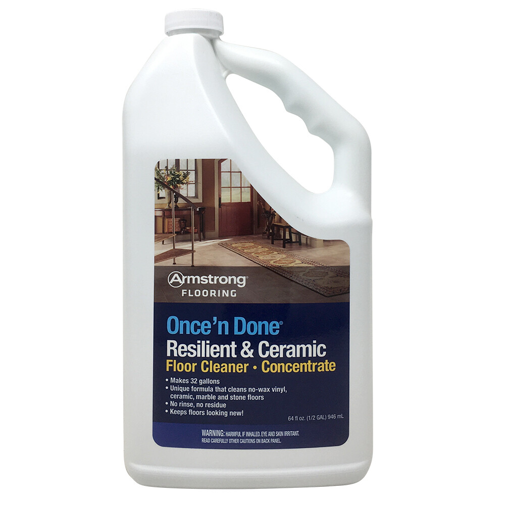 Armstrong Once ‘n Done Resilient & Ceramic Floor Cleaner Concentrate 64oz