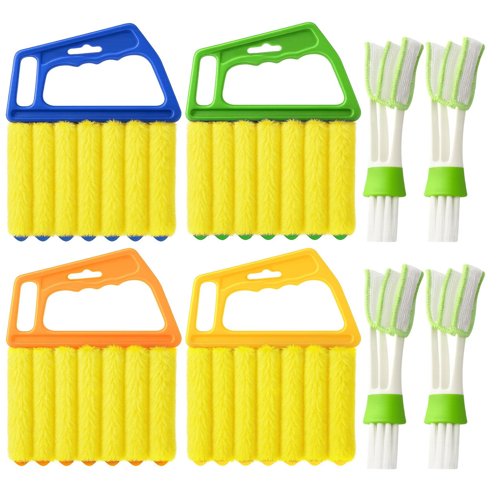Blind Cleaner Duster Tool – 4 Pcs 7 Fingers Anti-Shedding Window Blind Cleane…
