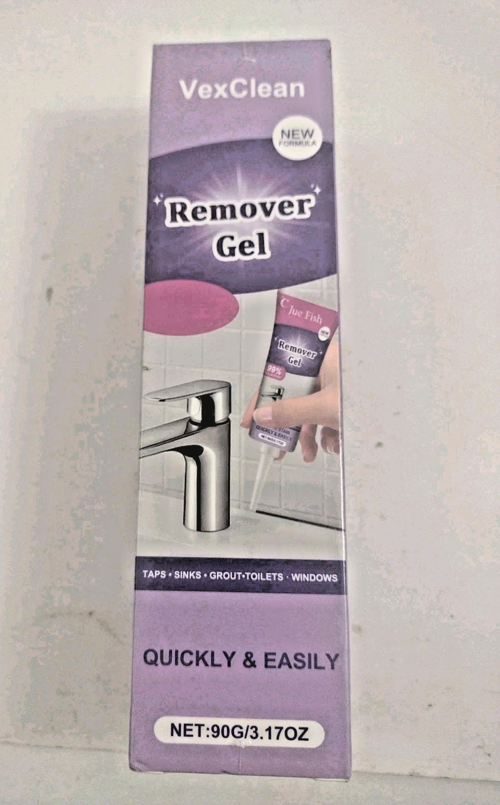 Cleaning Remover Gel,Powerful Household Cleaning Gel,Suitable for Bathroom 2 Pk