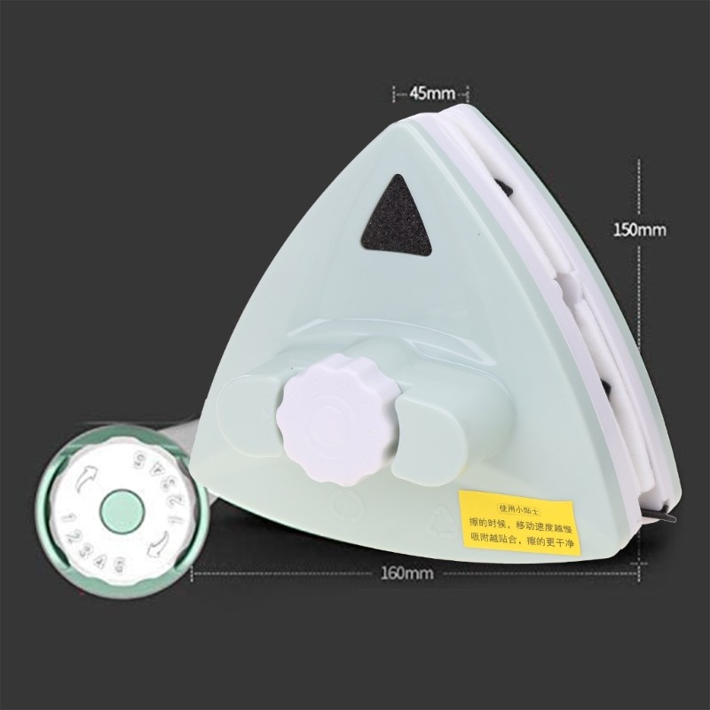 Window Cleaner Adjustable Glass Cleaning Brush for 5-30mm Double Side