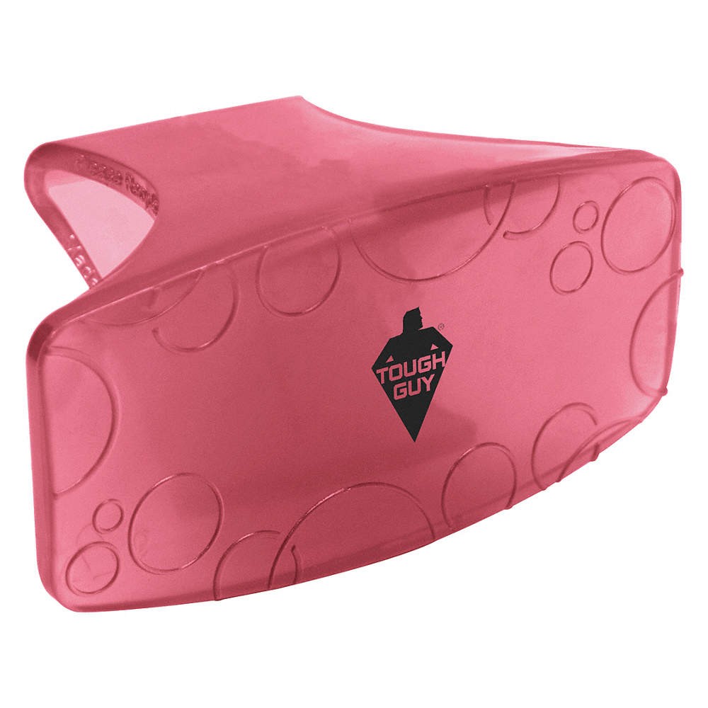 TOUGH GUY 10G738 Toilet Rim Hanger,Oblong,Pink,52 g,PK12 10G738
