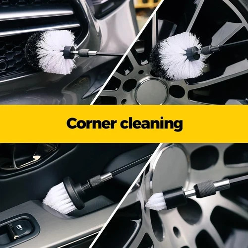 Holikme 7Pack Drill Brush Attachment Set-Car Interior Detailing Kit，Power Scrubb