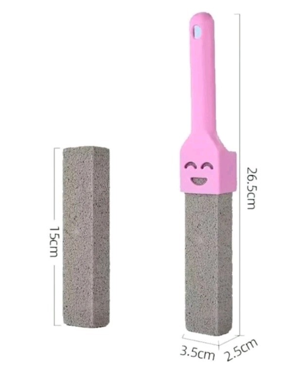 Pumice Stone Toilet Bowl Cleaner & 3-in-1 Window Cleaning Squeegee