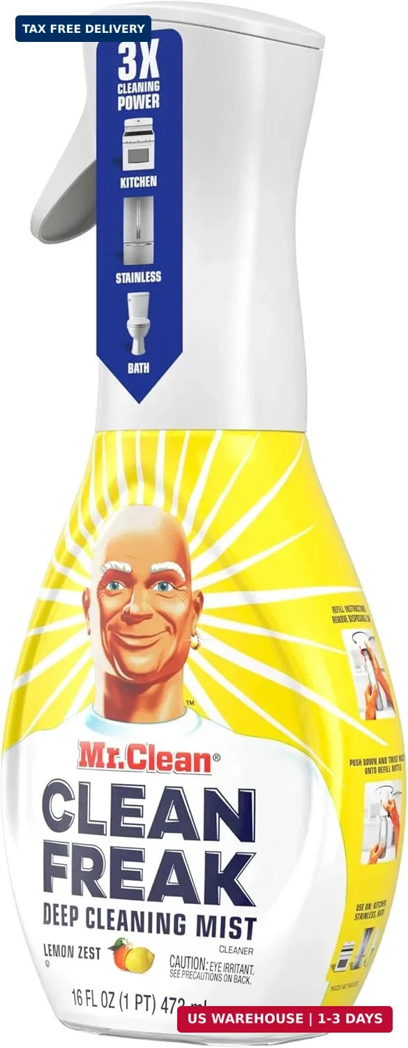 Mr. Clean Clean Freak Multi Surface Cleaning Spray, Deep Cleaning Mist Starter K