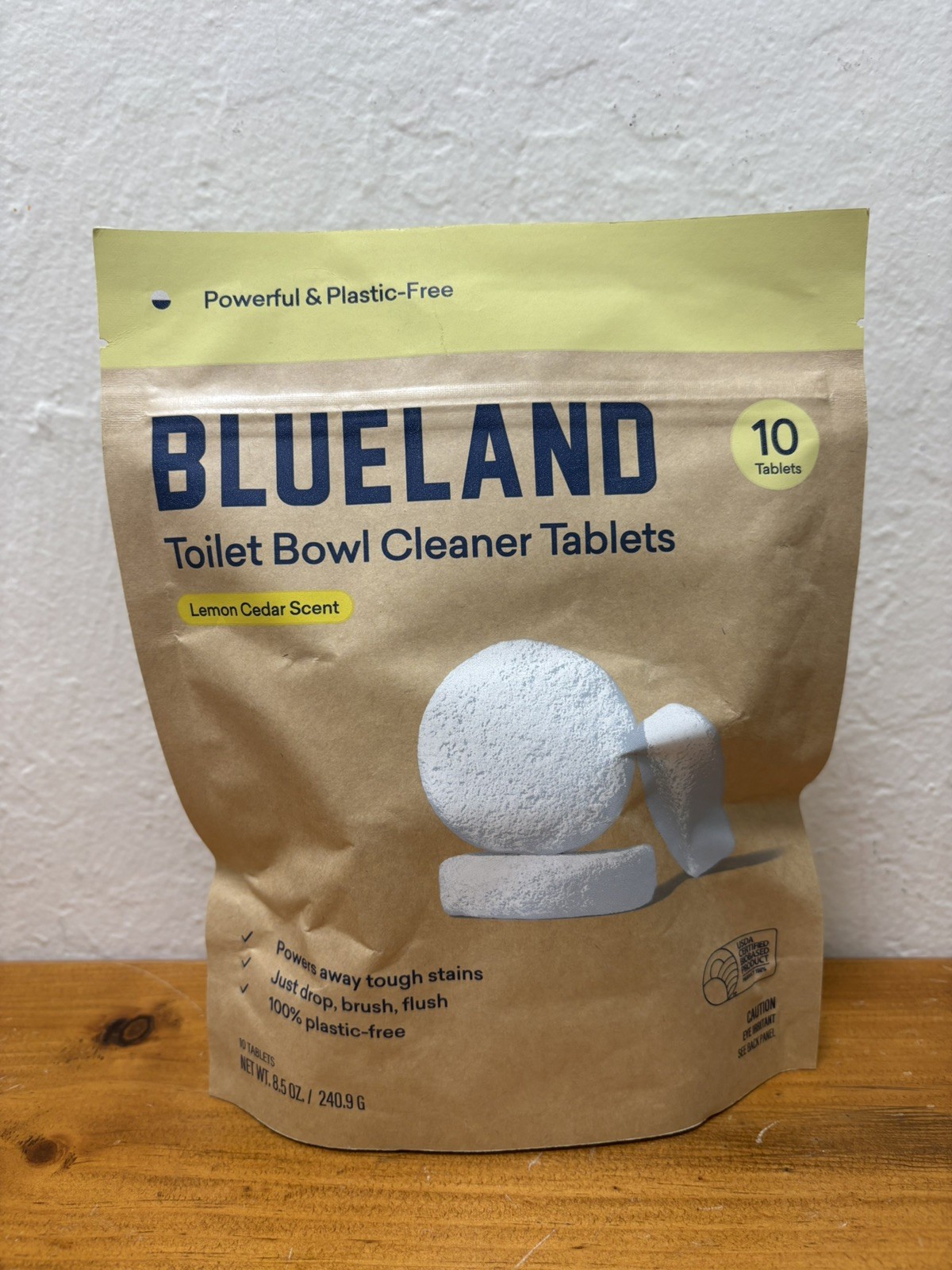 Blueland Toilet Bowl Cleaner Lemon Cedar Pack of 6 Sealed 10 Tablets Each