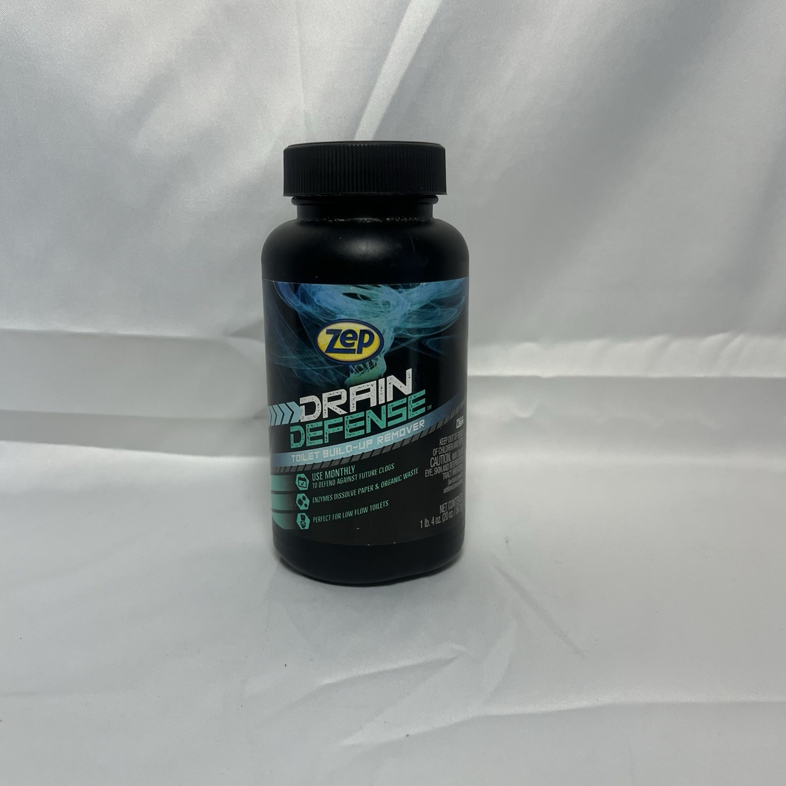 Drain Defense Enzymatic Drain Cleaner Powder – 20 Ounces – Safe for Pipe