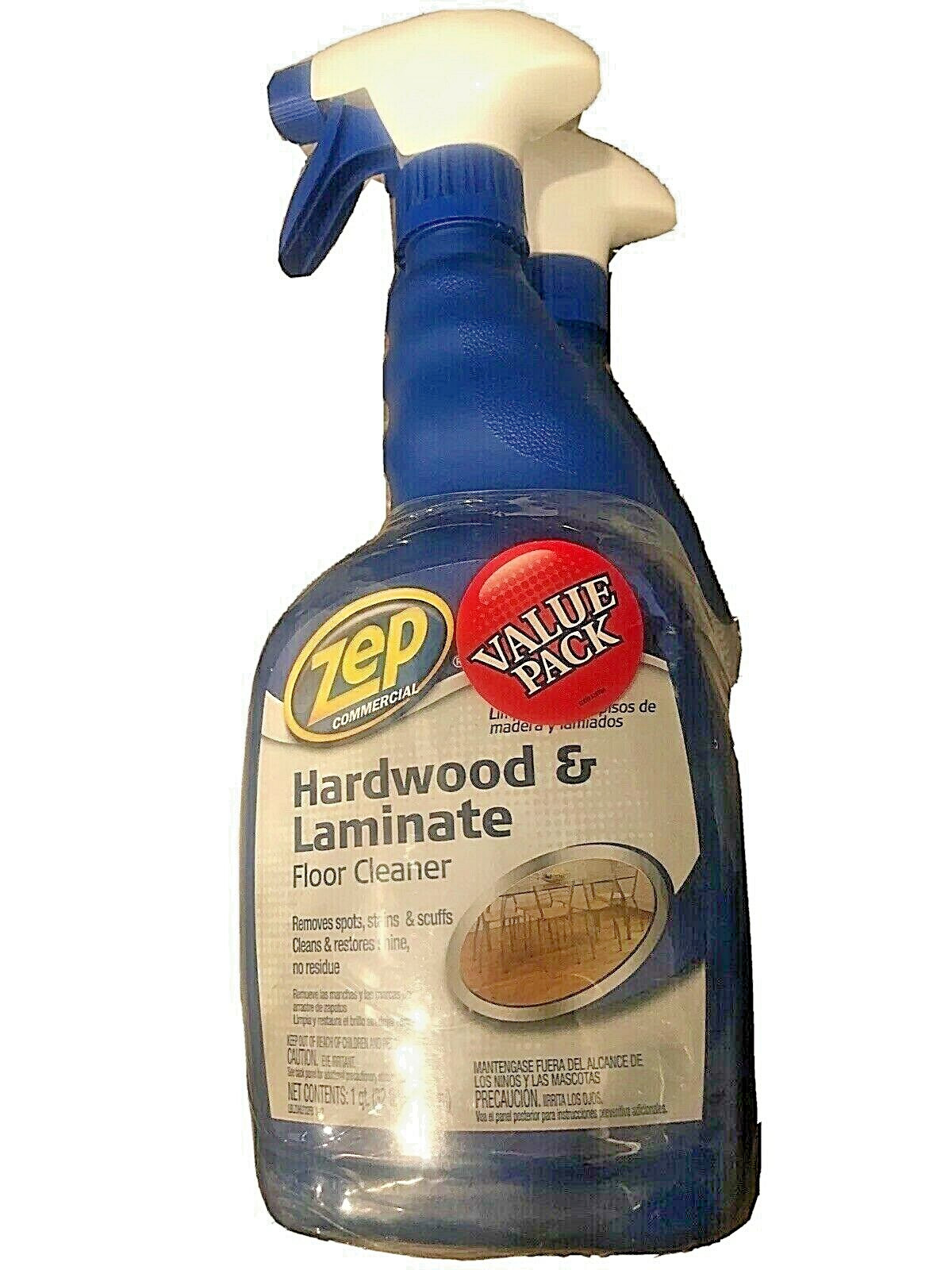 Zep 32 Oz Commercial Hardwood Laminate Wood Floor Cleaner Value Pack 2 Count New