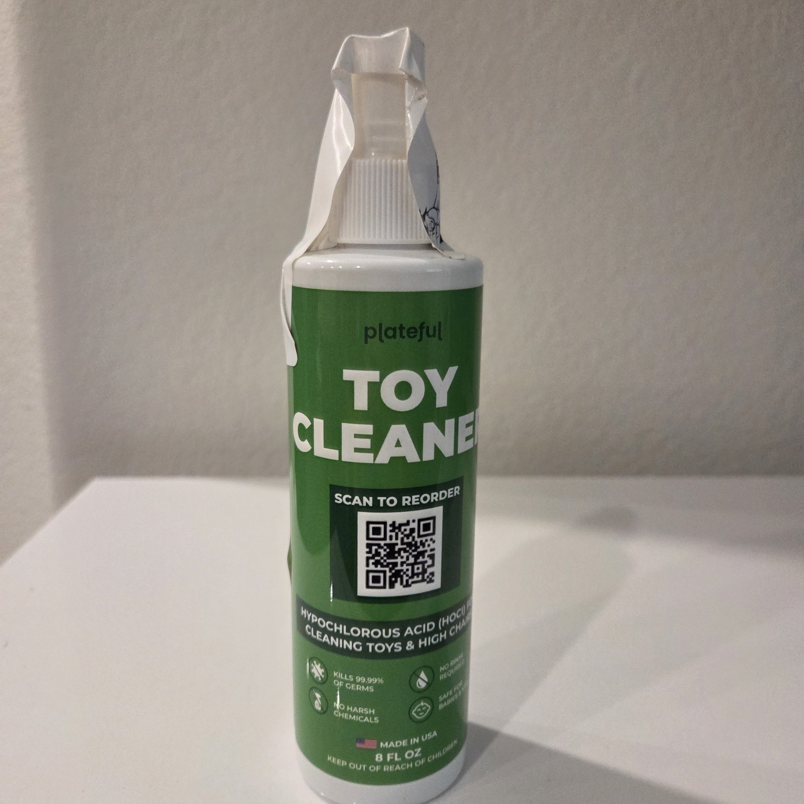 Toy Cleaner Spray (8 oz) – Hypochlorous Acid (HOCl) Daily 8 Fl Oz (Pack of 1)