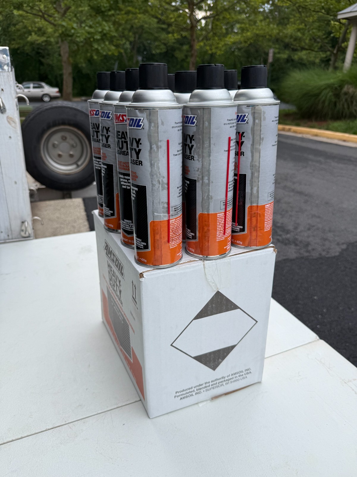 AMSOIL Heavy Duty Citrus Degreaser Spray 15 oz Aerosol Case of 12 Cans New Seale