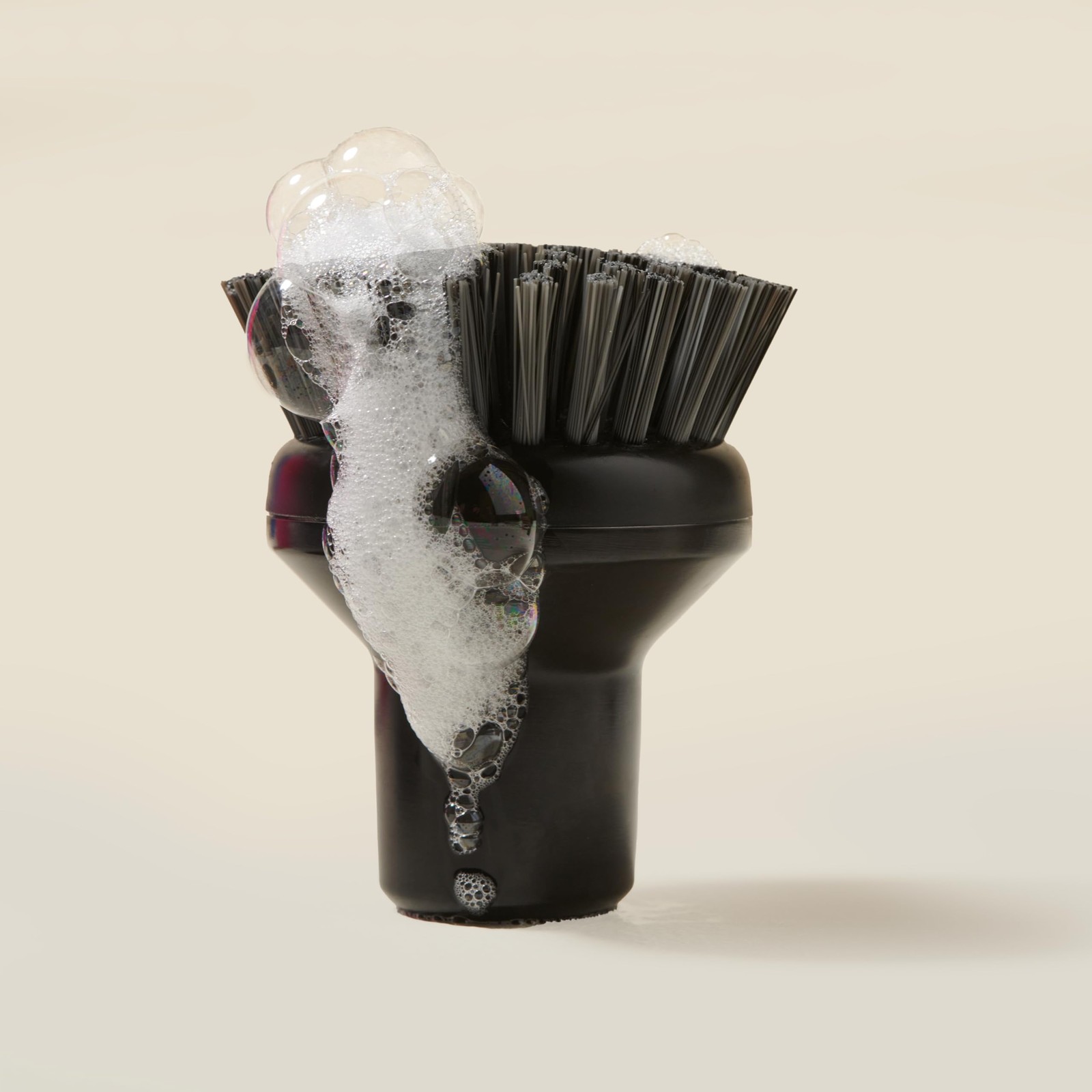 Ionic Palm Brush, Magnetized to Stand Upright, Stainless Steel with Replaceab…