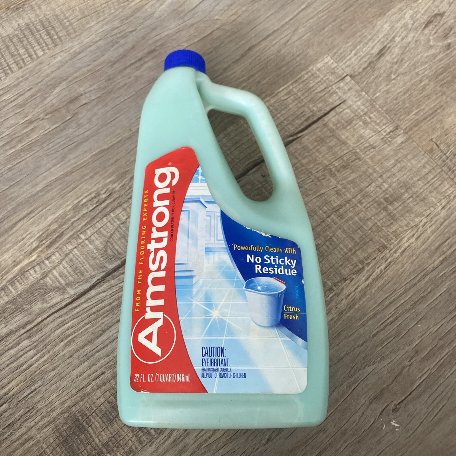 Armstrong Concentrated Floor Cleaner No Sticky Residue SC Johnson 32 Oz