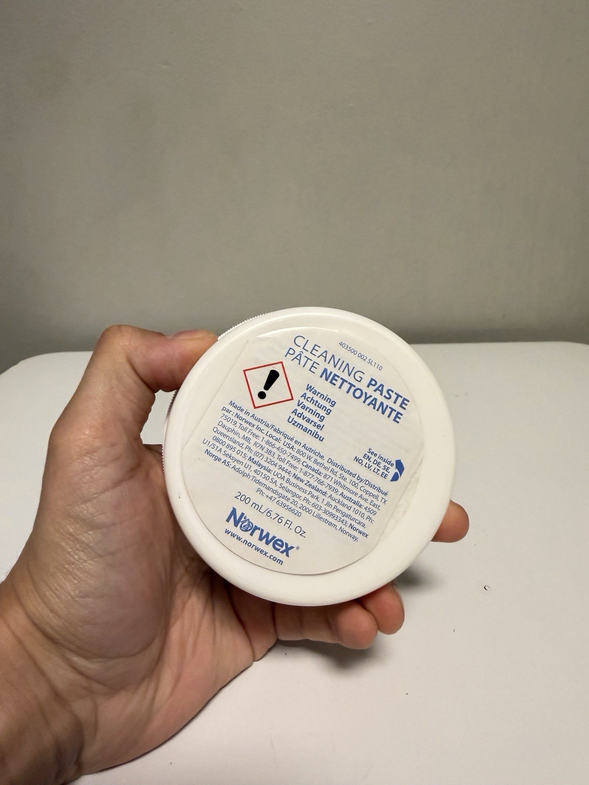 NORWEX Cleaning Paste PÂTE NETTOYANTE 200ml 6.76fl oz – Clean Made In Austria