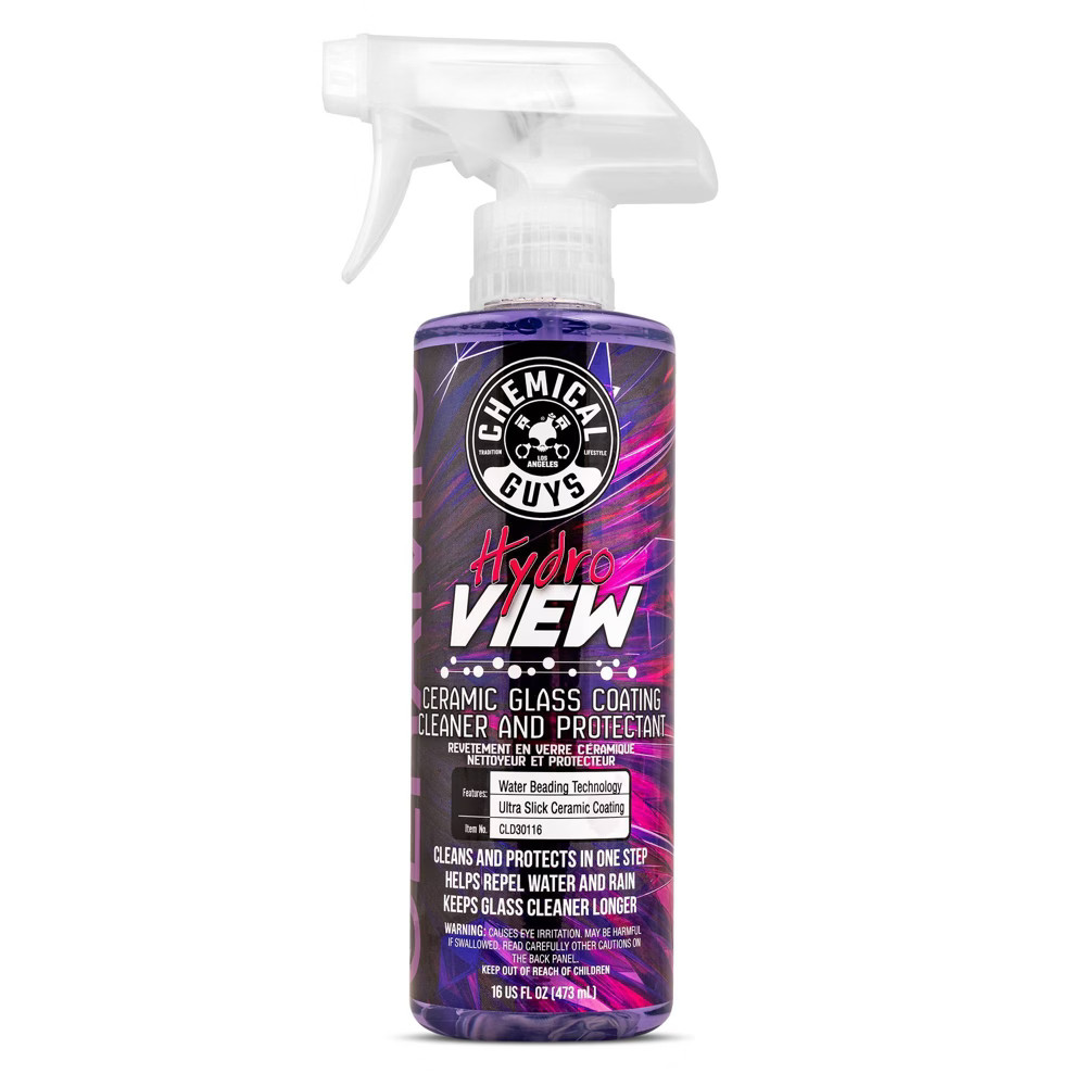 Chemical Guys CLD30116 – Hydroview Ceramic Glass Cleaner & Coating (16 oz)