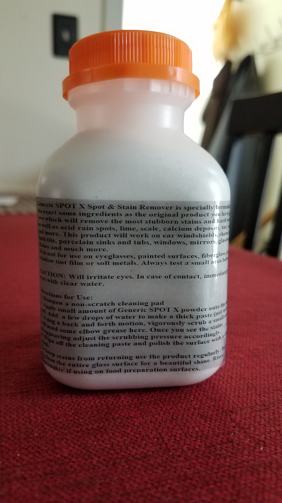 SPOT X GENERIC – Hard Water Spot & Stain Remover – Headlights Shower Windshields