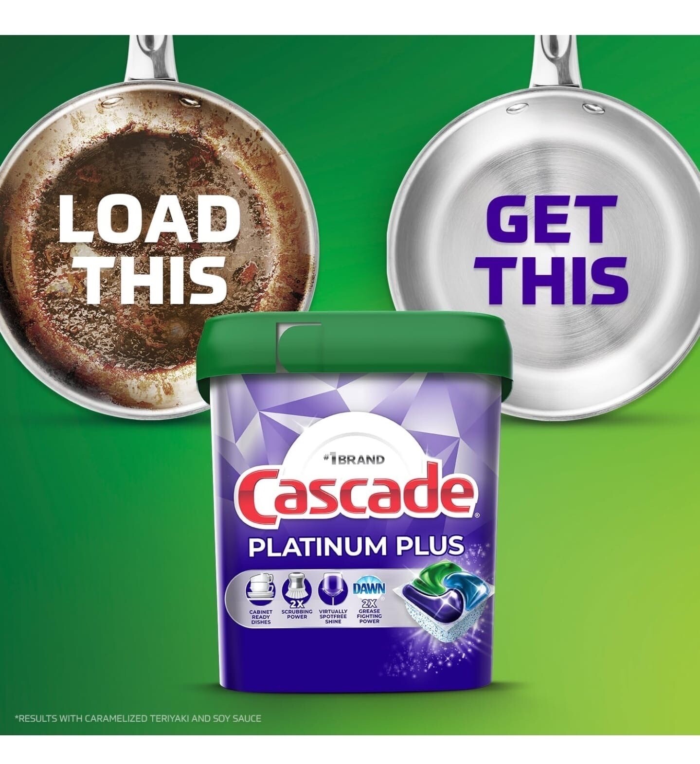 Cascade Platinum Plus ActionPacs Dishwasher Detergent Pods, Fresh Scent (81 Ct)
