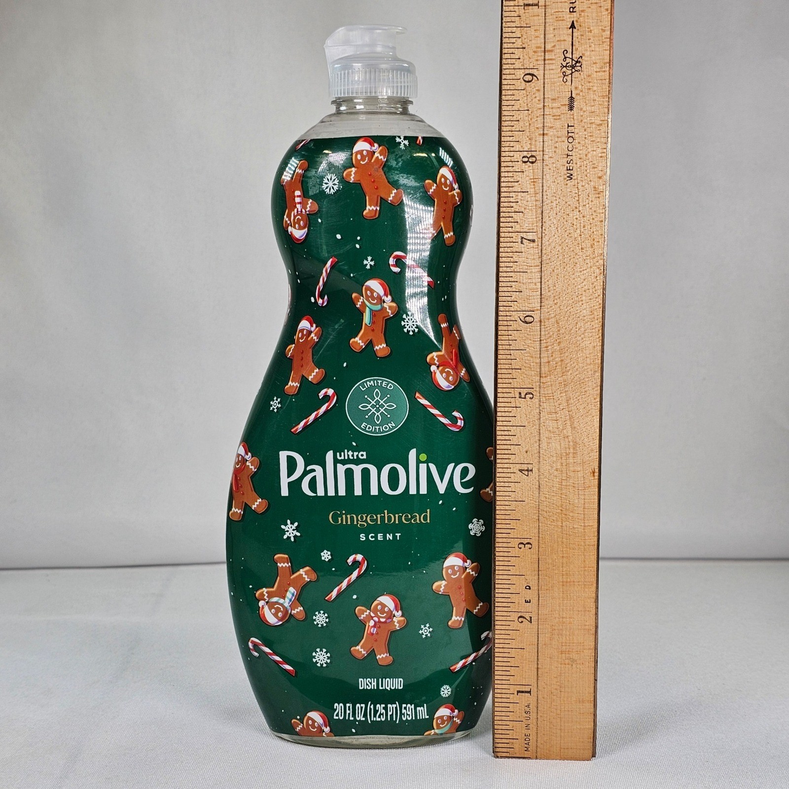 Palmolive Gingerbread Dish Soap Limited Edition 20oz Holiday Scent Set of 2