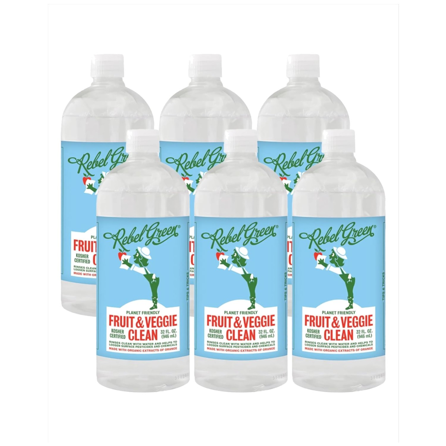 Natural Plant-Based Produce Cleaner, 34oz Refill