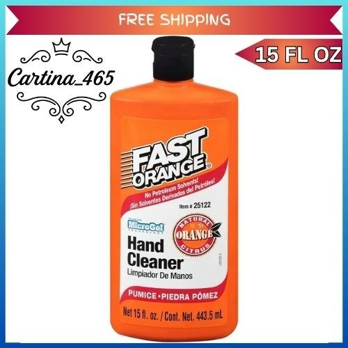 Permatex 25122 Fast Orange Citrus Scent Fine Pumice Hand Cleaner 15 oz.