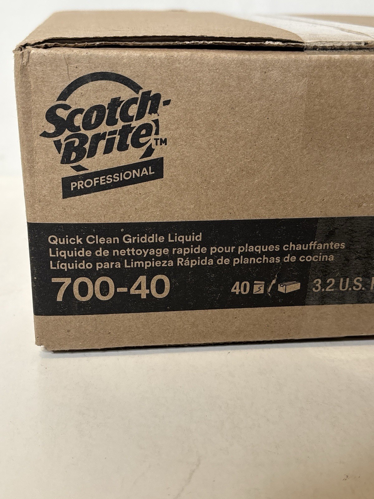 3M Scotch-Brite 70040 Quick Clean Griddle Liquid – 40 Pack