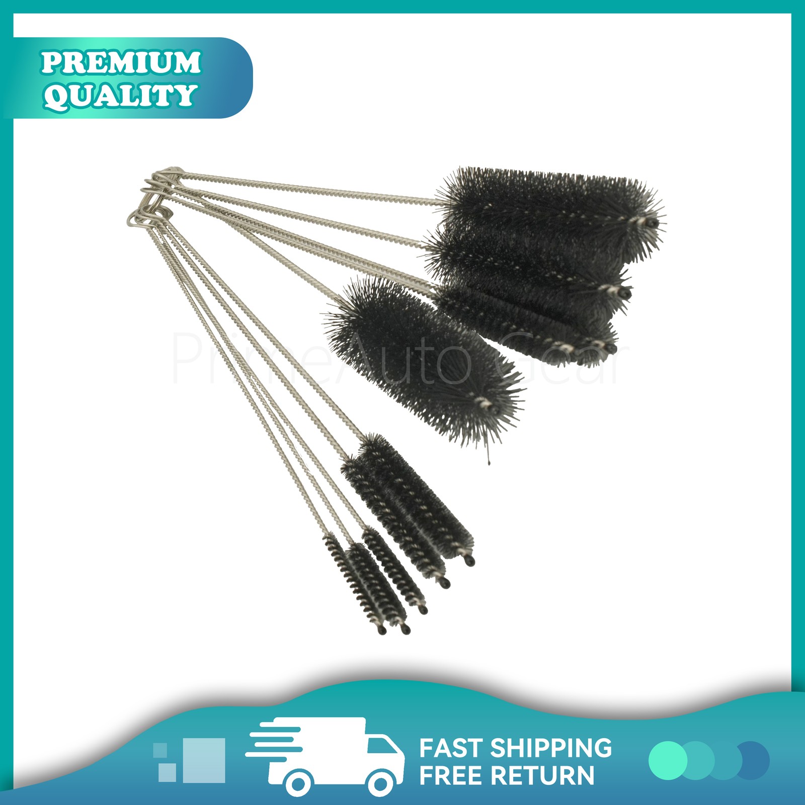 10PCS Set Nylon Small Long Cleaning Straw Brush Cleaner Bottle Tube Pipe