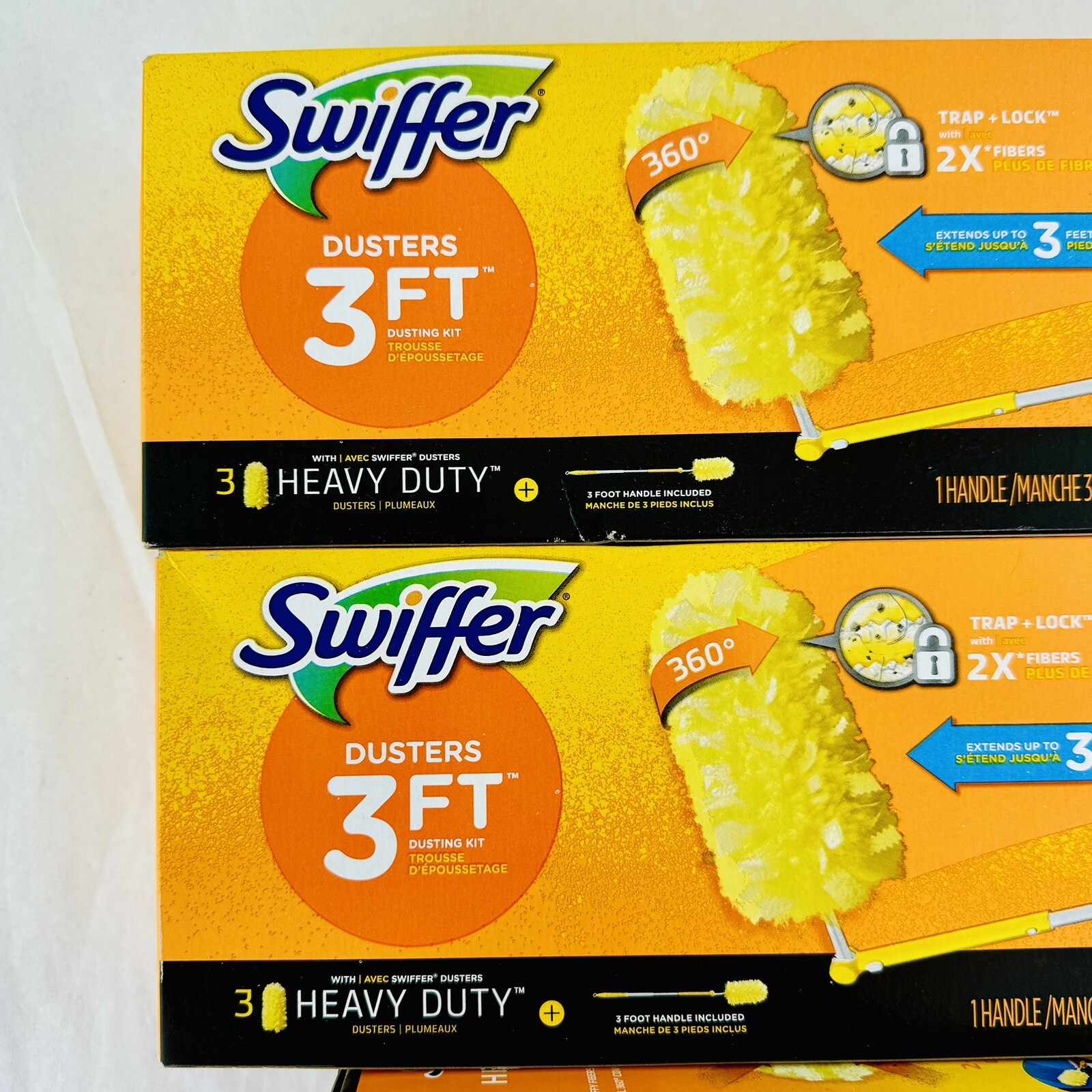 Swiffer Dusters Heavy Duty Extendable Handle Dusting Kit 1 Handle Kits