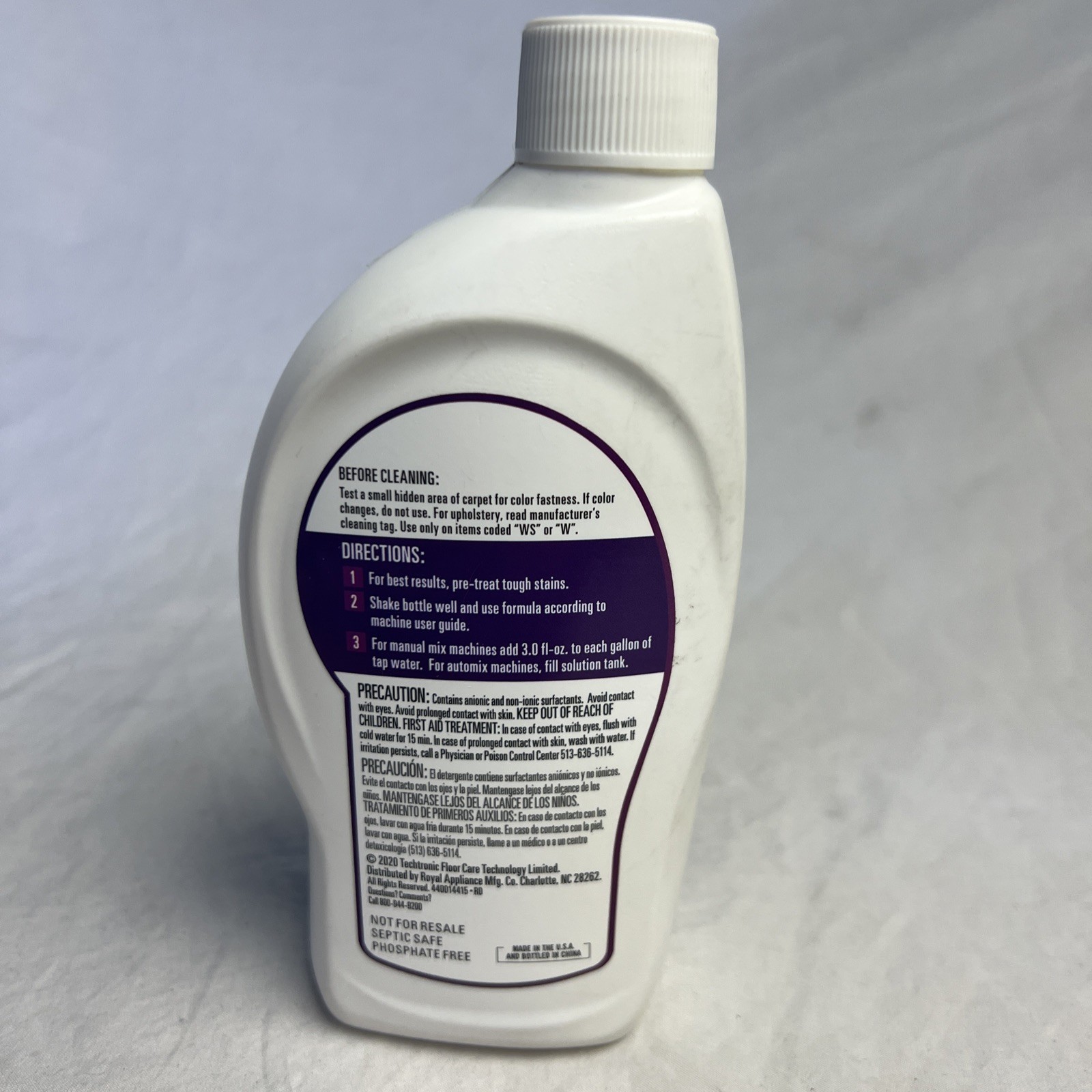 GENUINE Hoover Paws and Claws Deep Clean & Neutralize Cleaning Formula 6oz