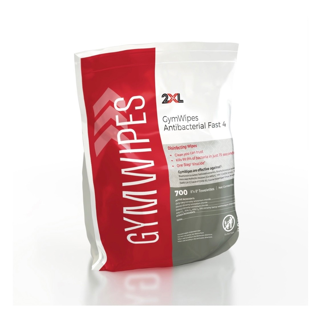 4 Packs GymWipes wipes– 700ct Each (2800 wipes)