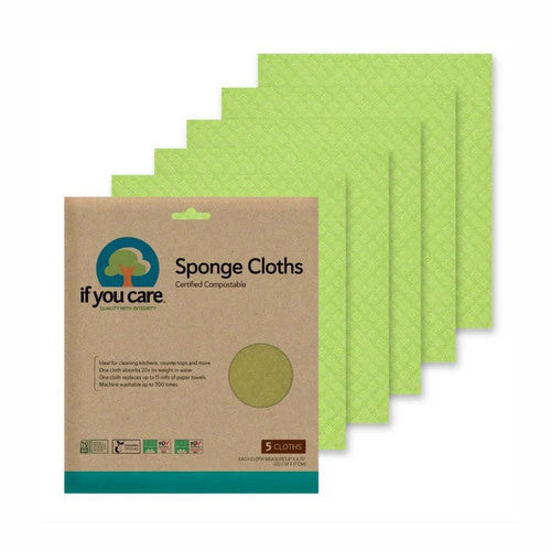 Sponge Cloths 5 Count By If You Care