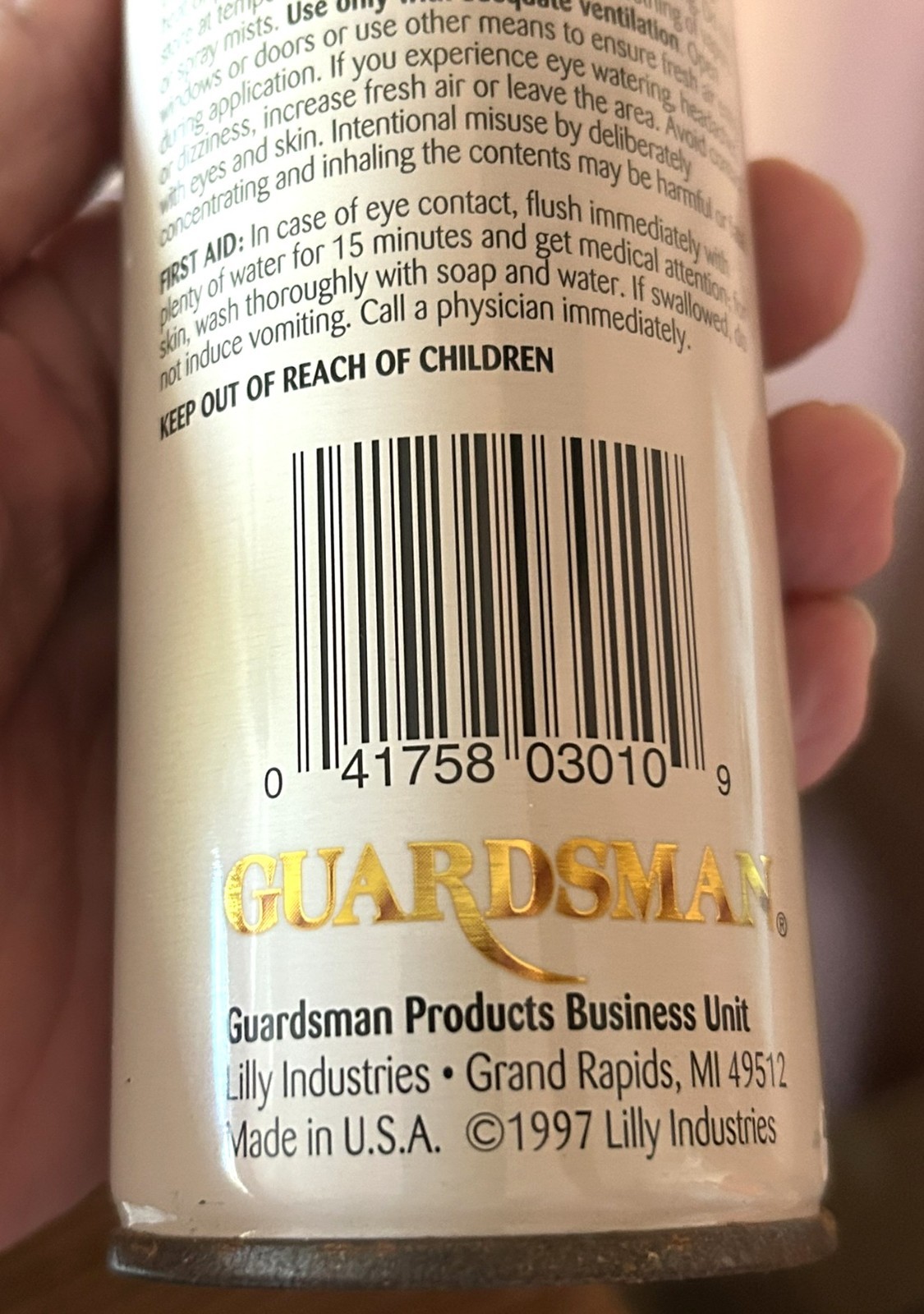 2 Full Cans Guardsman Wood Furniture Cleaner Polish 11 Oz Each Stain Remover