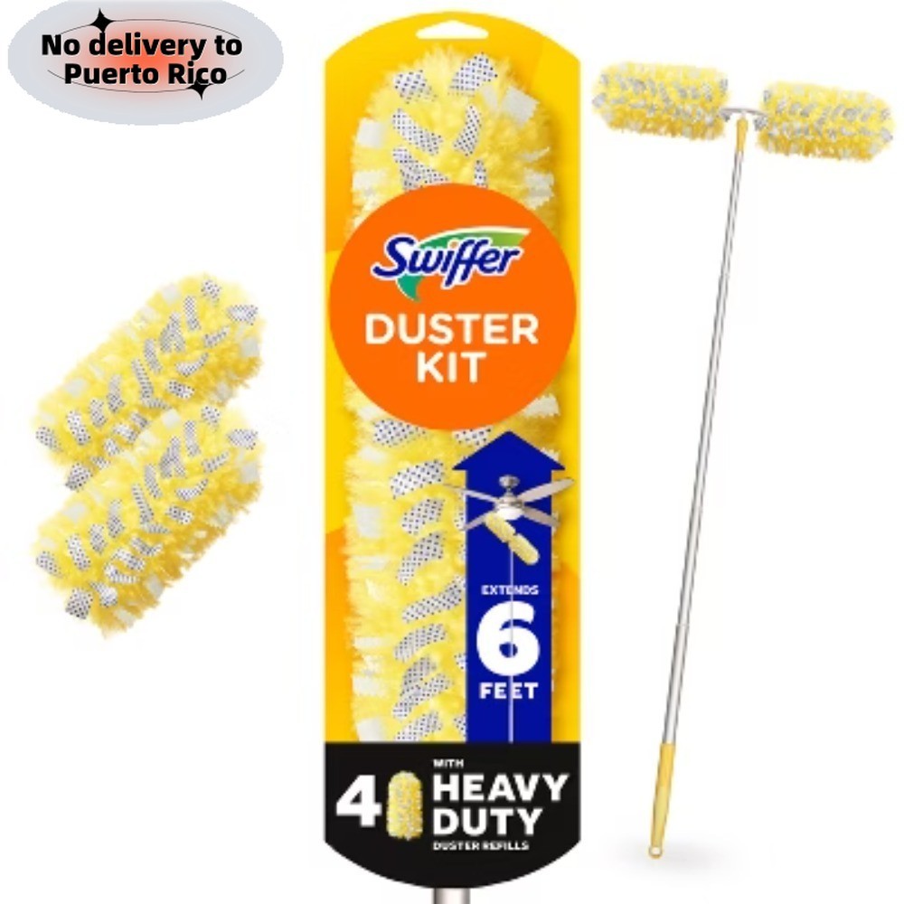 Fast delivery-Swiffer Heavy Duty Dusting Kit, Extendable Handle, 5pc, 4 Refills