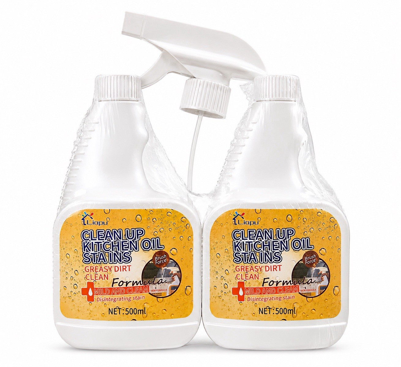 Liopu Kitchen Degreaser Cleaner 16.9 oz (2 PACK)