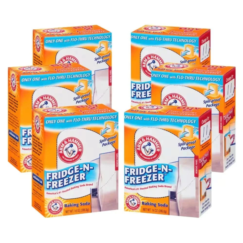 Arm & Hammer Fridge-N-Freezer Baking Soda, 14 Oz. – Pack of 6