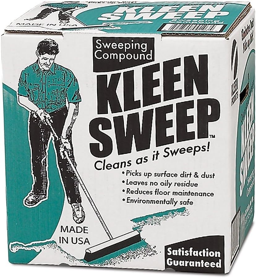 Kleen Sweep 1815 Sweeping Compound 50 lb Box Dust Control Floor Cleaner