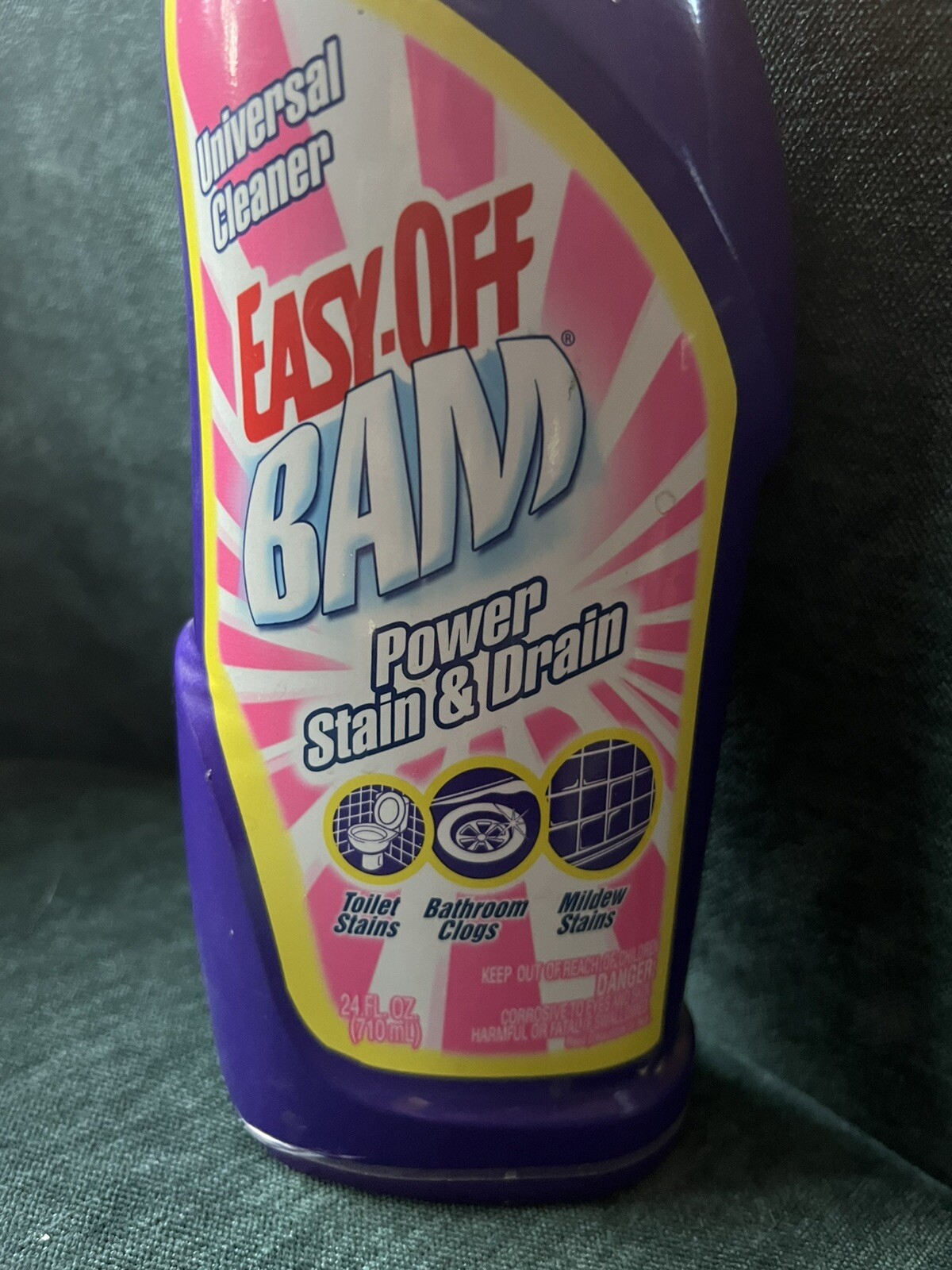 Easy-Off BAM Power STAIN DRAIN Cleaner Grime & Lime Remover 24 oz Discontinued