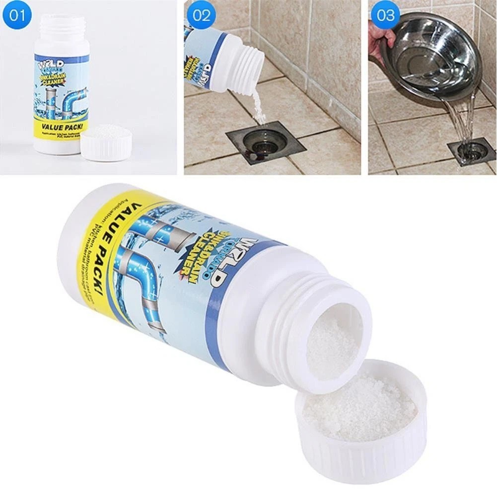 1~5x Wild Tornado Powerful Sink Drain Cleaner High Efficiency Clogging Cleaner