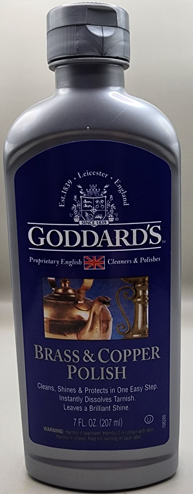 Goddard’s Brass & Copper Polish Cleans, Shines, Dissolves Tarnish 7oz