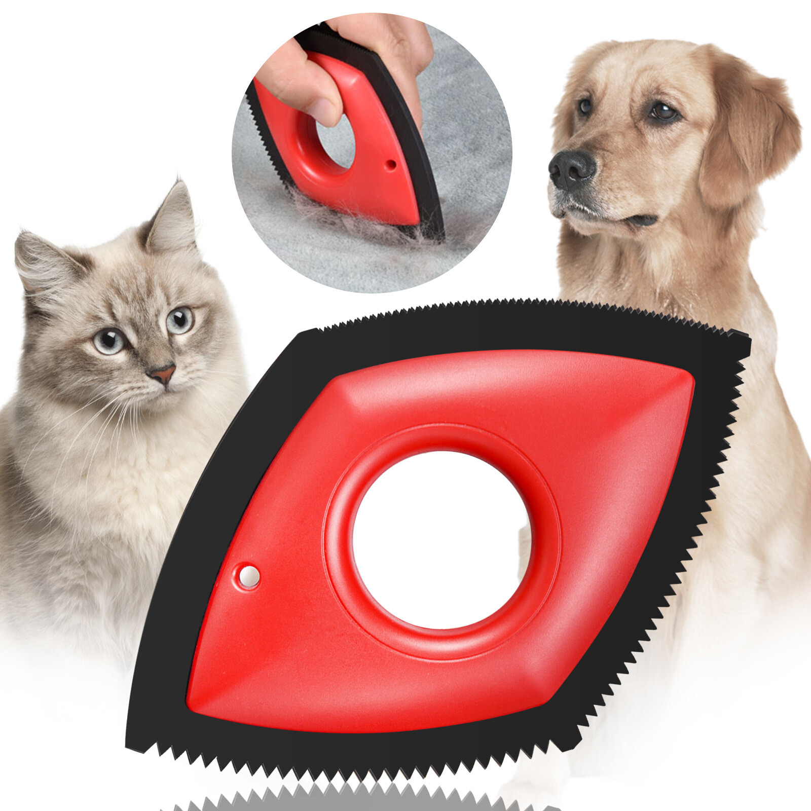 Pet Hair Remover Brush Mini Detailer Tool,For Cleaning Carpets,Sofas,Car cushion