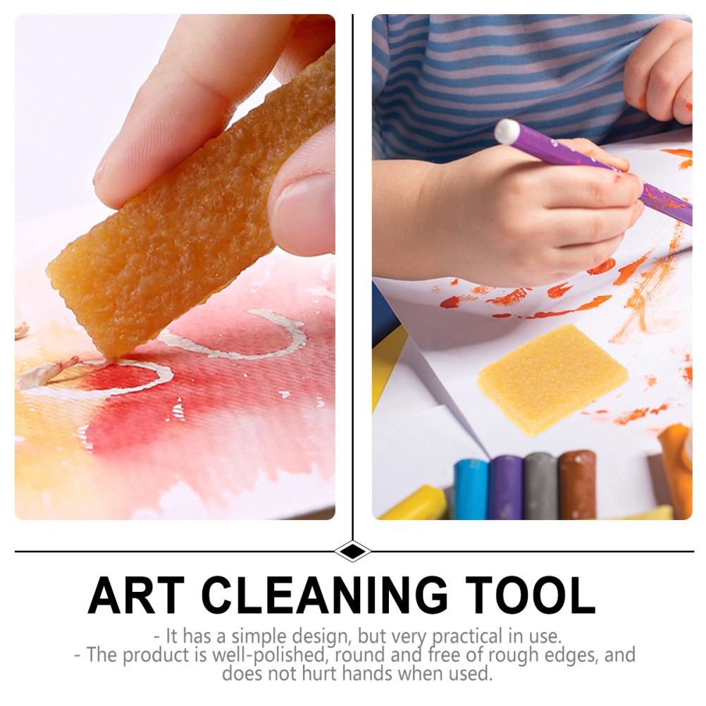 3 Pcs Art Masking Blank Brush Eraser for Watercolor Painting Cleaning Tools